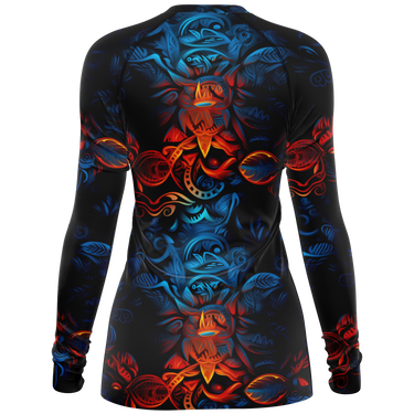 Chokefish™ Long Sleeve Rashguard Sun&Saltwater Woman's Shirt-006